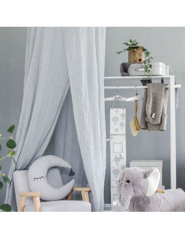 Baldahin za dječju sobu - svjetlo siva Jabadabado®