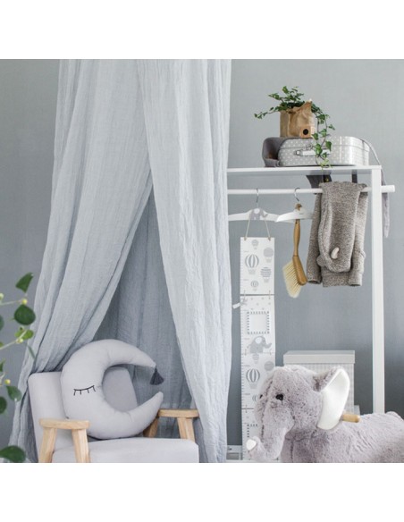 Baldahin za dječju sobu - svjetlo siva Jabadabado®