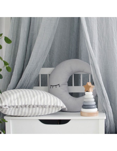 Baldahin za dječju sobu - svjetlo siva Jabadabado®