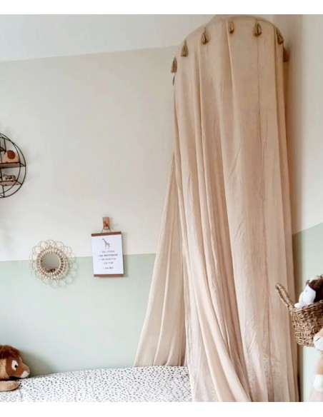 Baldahin za dječju sobu - bež  Jabadabado®