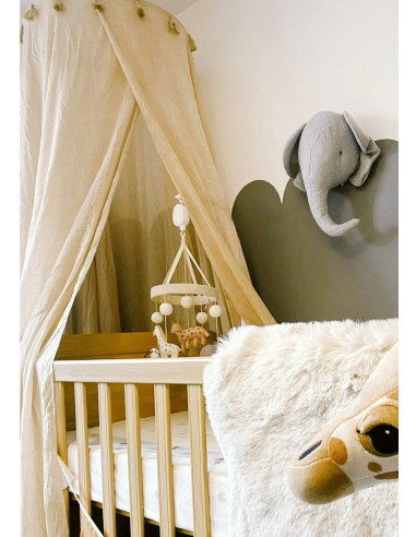 Baldahin za dječju sobu - bež  Jabadabado®