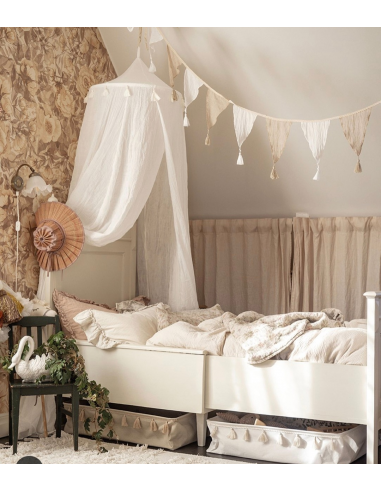 Baldahin za dječju sobu - bež  Jabadabado®