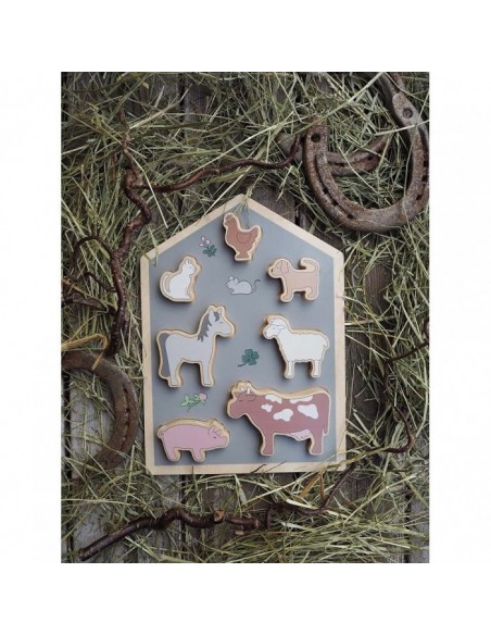 Puzzle 4D - domaće životinje Jabadabado®