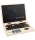 Small foot wooden laptop with magnetic board
