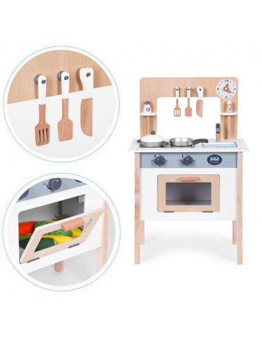 Dječja kuhinja s priborom Ecotoys®