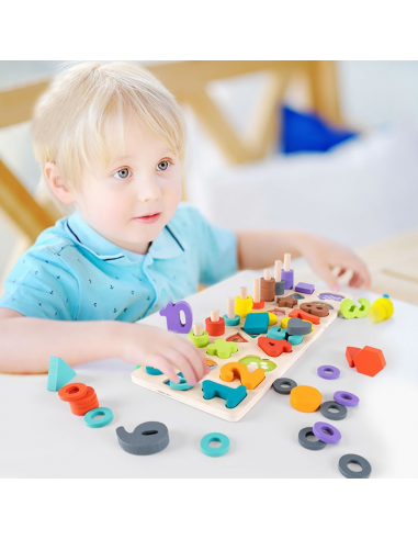 4 in1 Number Matching Board
