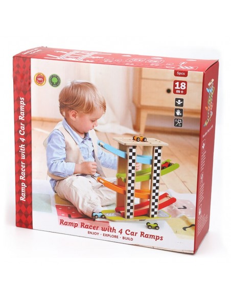 Ramp Racer with 4  Car Ramps