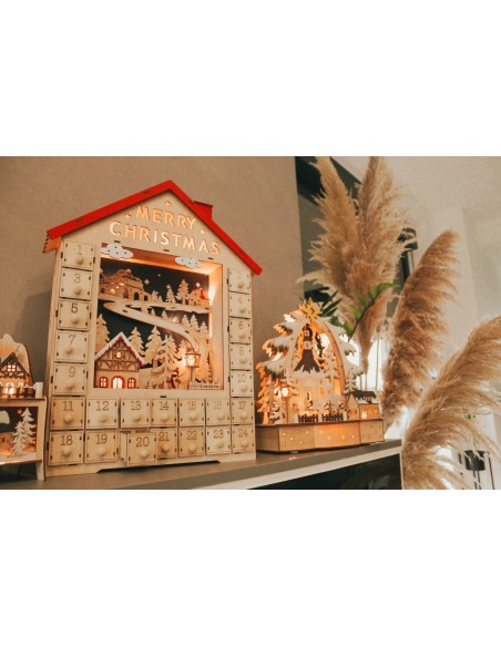 Adventski kalendar drveni