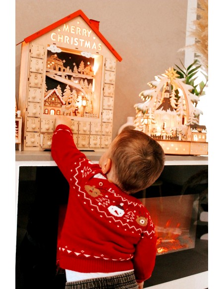 Adventski kalendar drveni