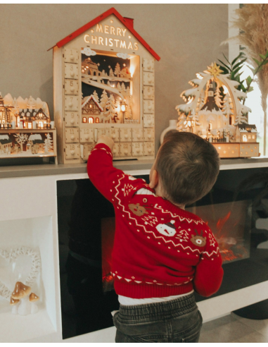Adventski kalendar drveni
