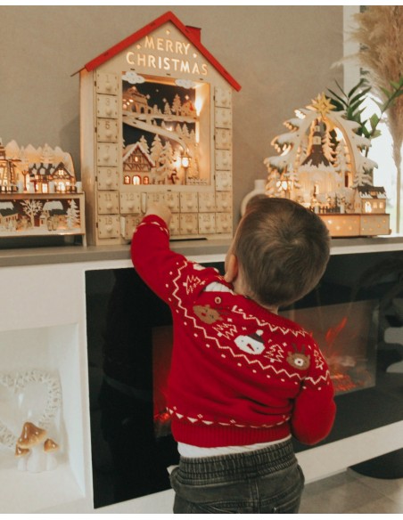 Adventski kalendar drveni