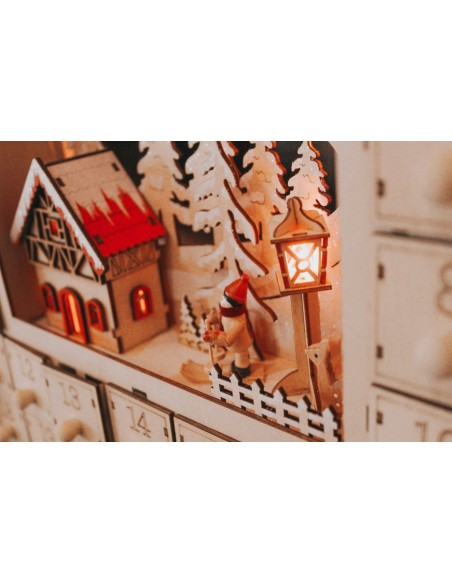 Adventski kalendar drveni