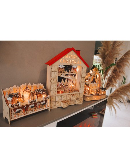 Adventski kalendar drveni