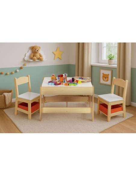 Dječji stol i stolice Natur