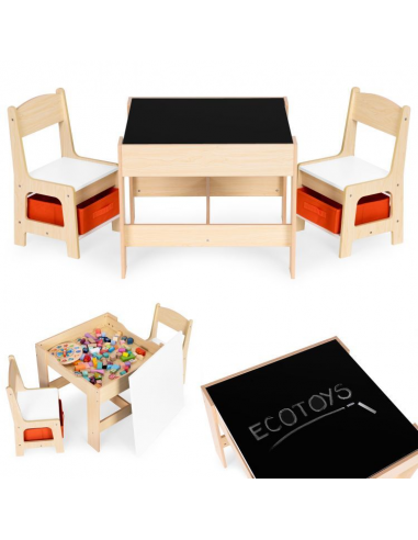 Dječji stol i stolice Natur