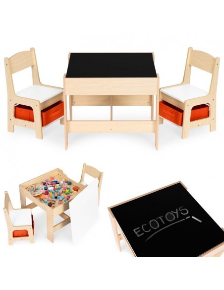Dječji stol i stolice Natur