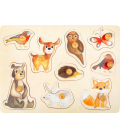 Wooden puzzle - forest animals