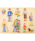Wooden puzzle - family