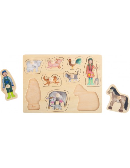 Drvene puzzle farma