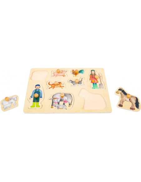 Drvene puzzle farma