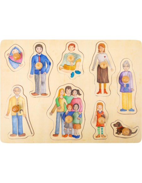Drvene puzzle obitelj