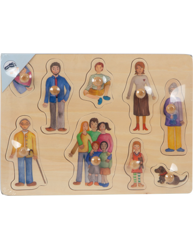 Drvene puzzle obitelj