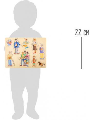 Drvene puzzle obitelj
