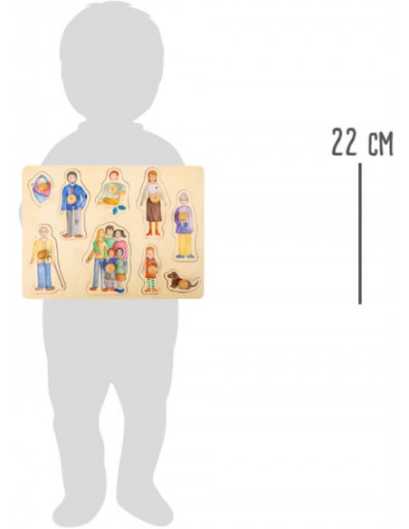 Drvene puzzle obitelj