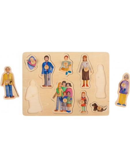 Drvene puzzle obitelj