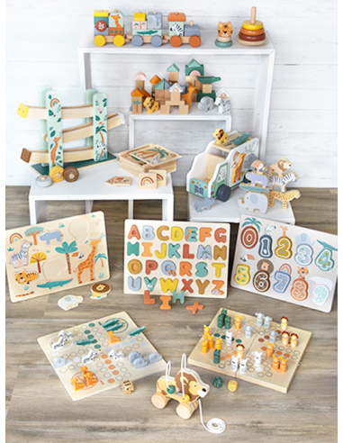 Drvene puzzle - brojevi