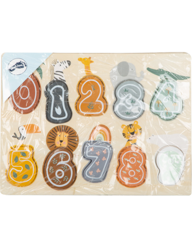 Drvene puzzle - brojevi