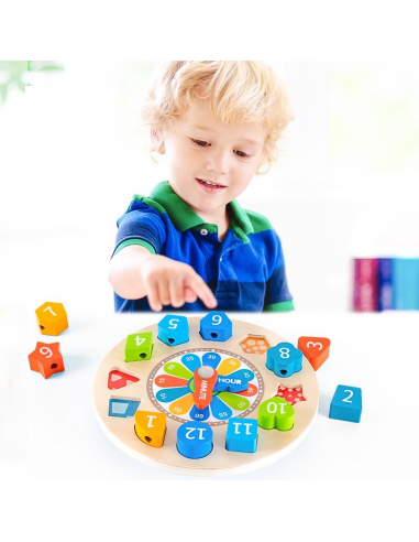 Sat - slagalica koji svijetli u mraku, edukativna igračka