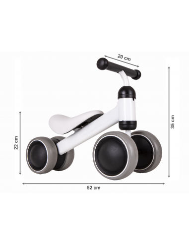 Bicikl Ecotoys® - bijeli