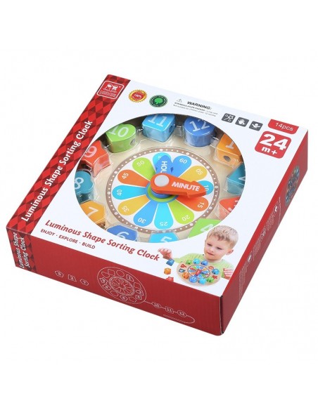 Sat - slagalica koji svijetli u mraku, edukativna igračka