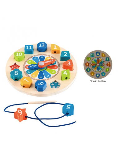 Sat - slagalica koji svijetli u mraku, edukativna igračka