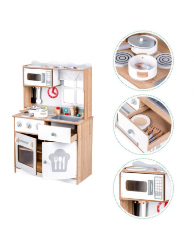 Dječja drvena kuhinja Ecotoys®