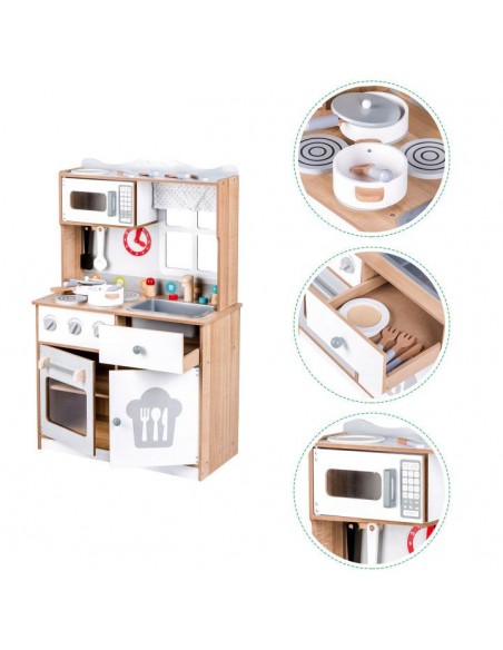 Dječja drvena kuhinja Ecotoys®