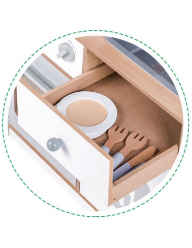 Dječja drvena kuhinja Ecotoys®