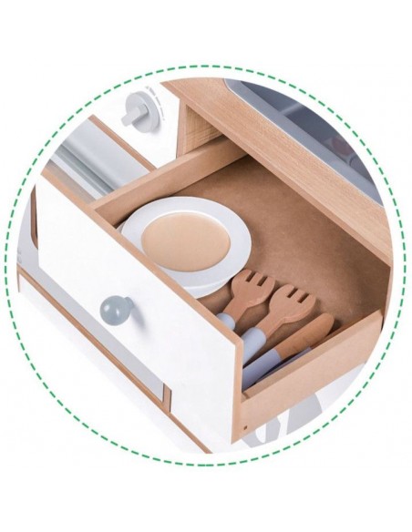 Dječja drvena kuhinja Ecotoys®