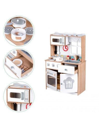 Dječja drvena kuhinja Ecotoys®
