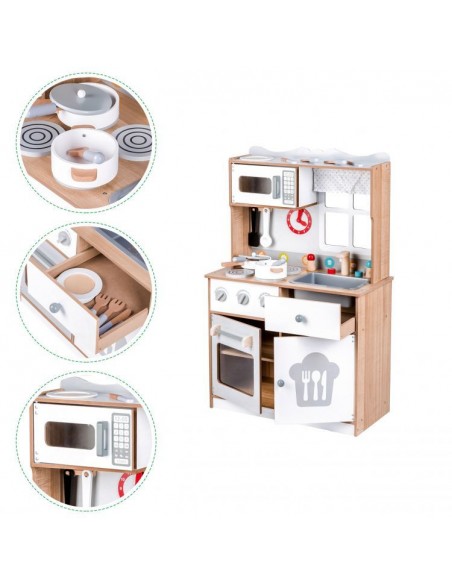 Dječja drvena kuhinja Ecotoys®