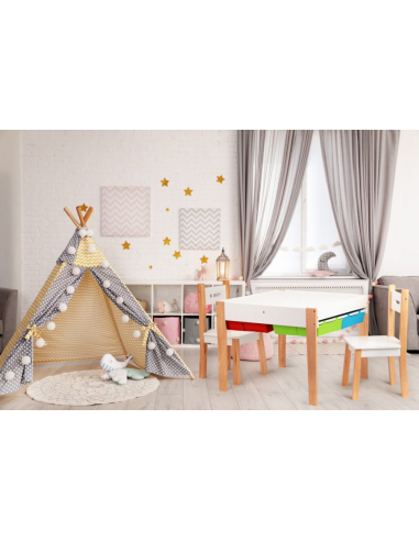 Didaktički set - stol i stolice Ecotoys® - BESPLATNA DOSTAVA