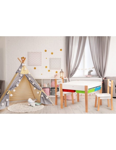 Didaktički set - stol i stolice Ecotoys® - BESPLATNA DOSTAVA