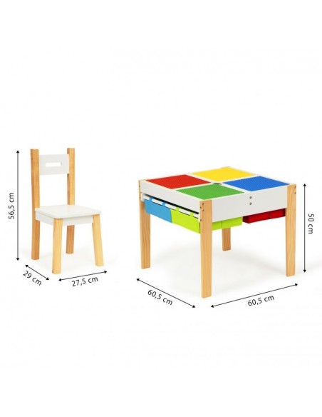 Didaktički set - stol i stolice Ecotoys® - BESPLATNA DOSTAVA