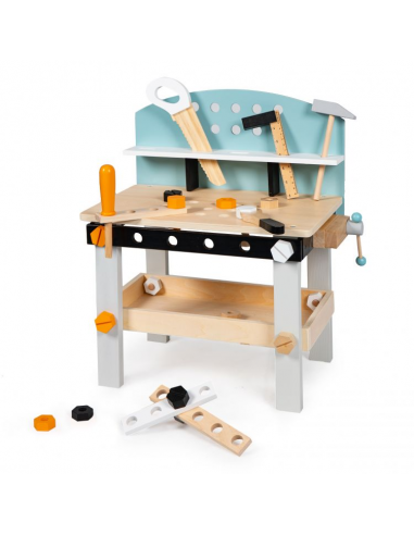 Drvena radionica plava Ecotoys®