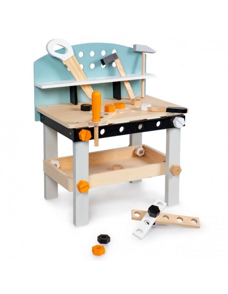 Drvena radionica plava Ecotoys®