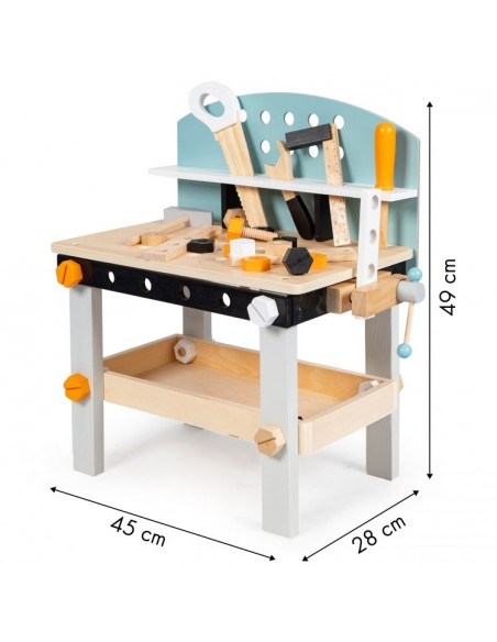 Drvena radionica plava Ecotoys®