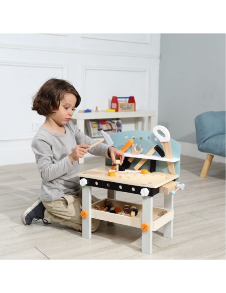 Drvena radionica plava Ecotoys®