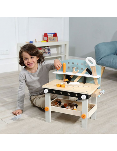 Drvena radionica plava Ecotoys®