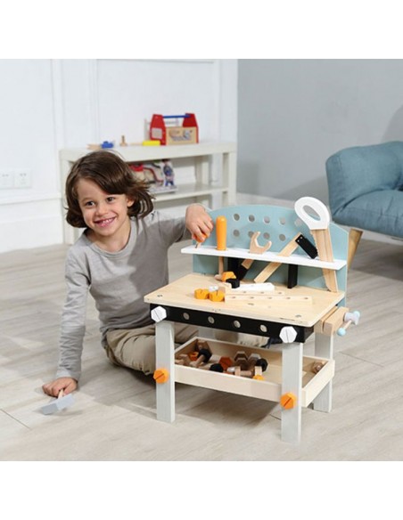 Drvena radionica plava Ecotoys®